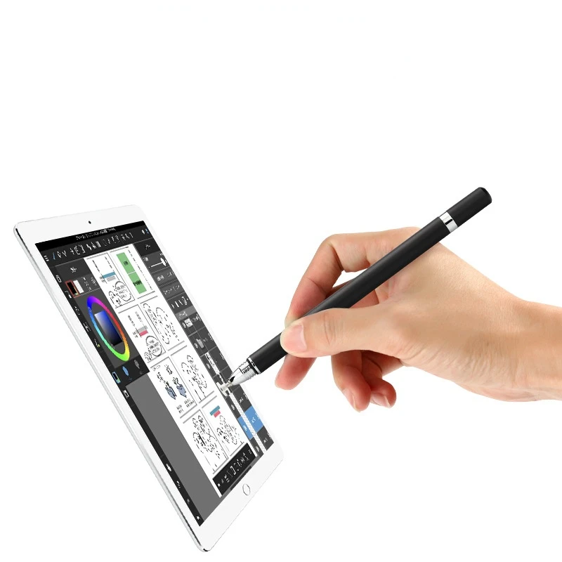 Универсальный волоконный стилус 2 в 1, Планшетные ручки для рисования, Емкостный экран, сенсорная ручка Caneta для мобильного телефона, аксессуары для смарт-ручек 1