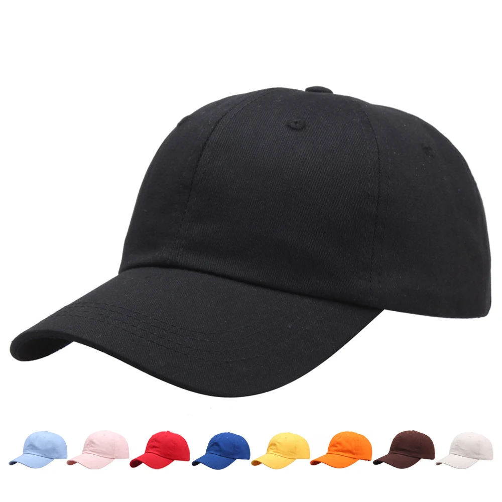 Унисекс, Черная кепка, однотонная бейсболка, бейсболки Snapback, Шляпы Casquette, Облегающие Повседневные шляпы Gorras в стиле хип-хоп Для мужчин и женщин 0