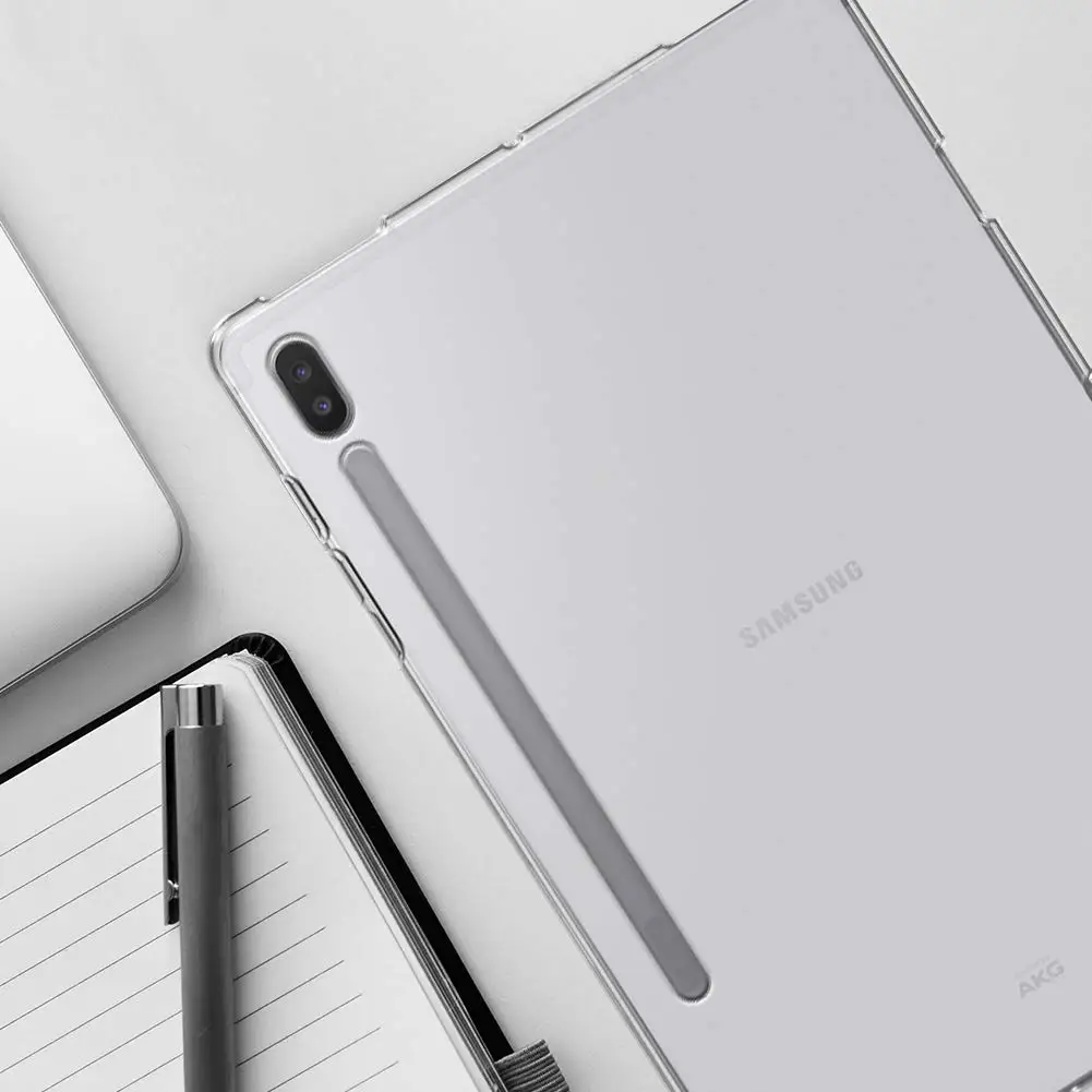 Чехол Для Samsung Galaxy Tab S6 10,5 2019 T860 T865 S6 LITE 10,4 SM-P610 P615 Чехол Противоскользящий Мягкий Силиконовый Защитный чехол из ТПУ 5