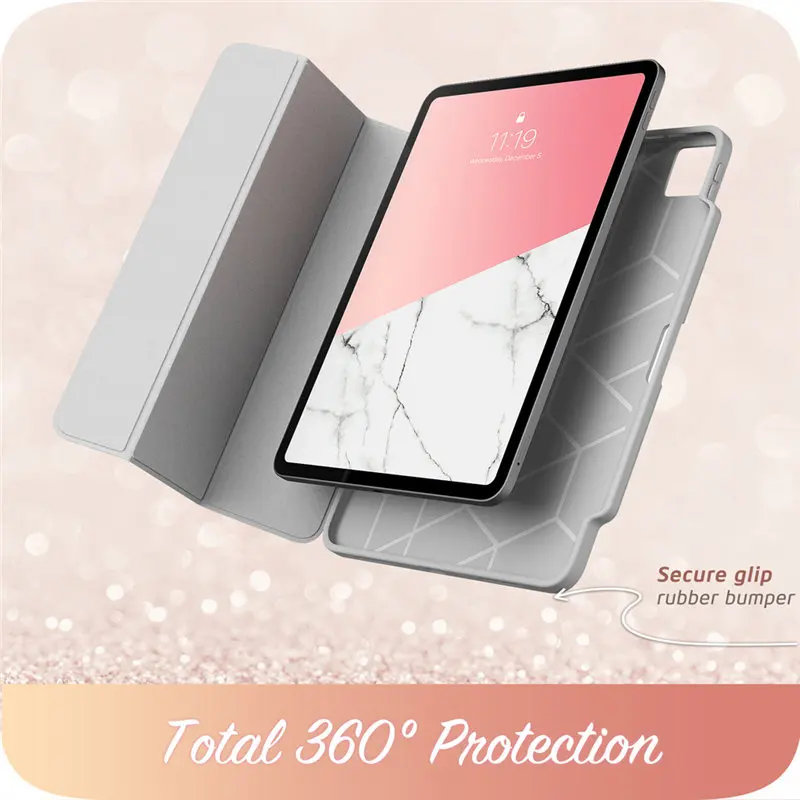 Чехол для iPad Pro 12.9 (2022/2021/2020/2018) i-Blason Cosmo с трехстворчатой подставкой для всего тела, защитный чехол Smart Cover с функцией автоматического перехода в режим ожидания 1