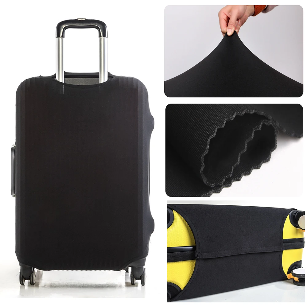 Чехол для багажа, защитный чехол для чемодана, аксессуары для тележки, Эластичный пылезащитный чехол для сумки от 18 до 32 дюймов с леопардовым принтом 5