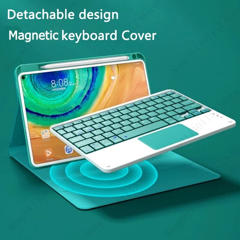 Чехол для планшета Xiaomi Pad 5 11-Дюймовый Радужный Чехол для клавиатуры Xiaomi Mi Pad 5 Mi Pad 5 Pro Keyboard 5