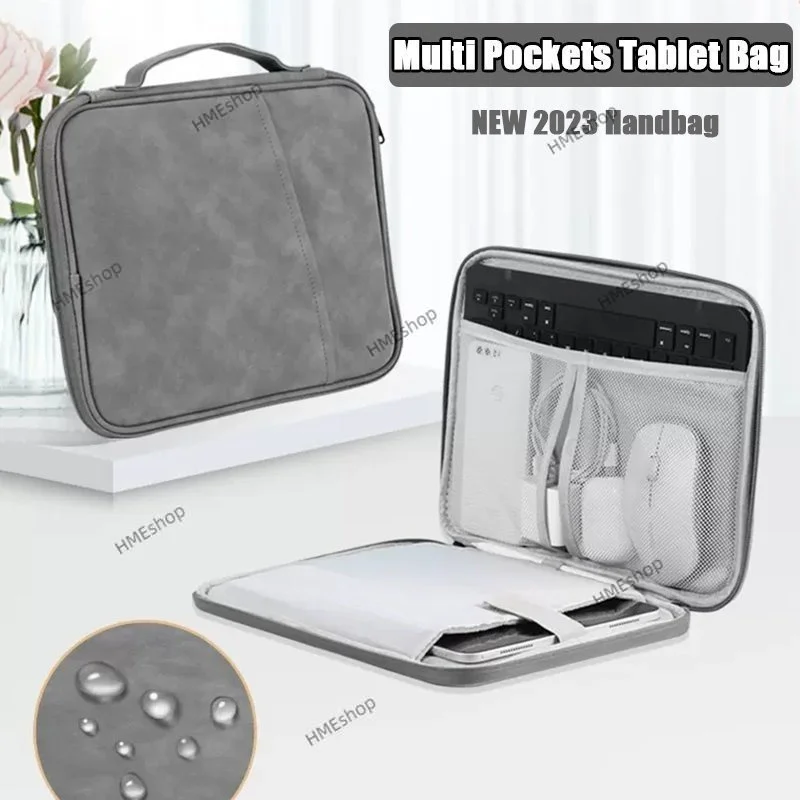 Чехол-сумка для Xiaomi Pad 5 Pro 12,4 дюймов, модный Противоударный защитный чехол, сумка с несколькими карманами 2