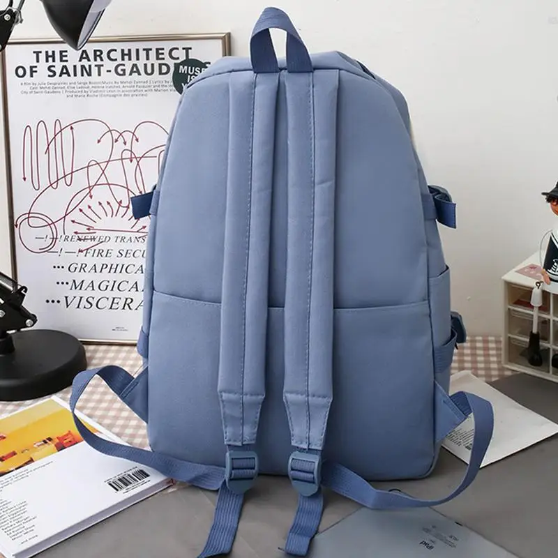 Школьный рюкзак для девочек-подростков 5-в-1, школьные сумки для книг, комбинированные, включая рюкзак, чехол для карандашей, небольшую сумку для хранения, маленькую сумочку 1
