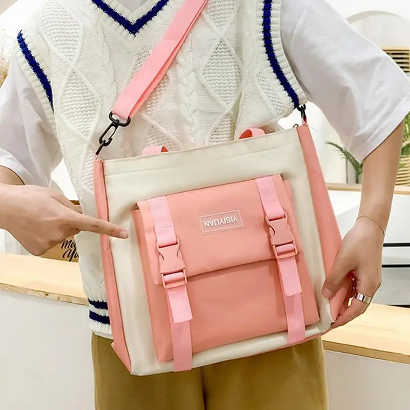 Школьный рюкзак для девочек-подростков 5-в-1, школьные сумки для книг, комбинированные, включая рюкзак, чехол для карандашей, небольшую сумку для хранения, маленькую сумочку 4