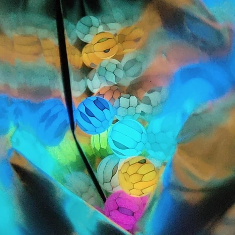 светящиеся Бусины с Гироскопом на Кончиках пальцев 8 мм EDC Бусины из Чешуи Дракона Светящиеся Аксессуары 4