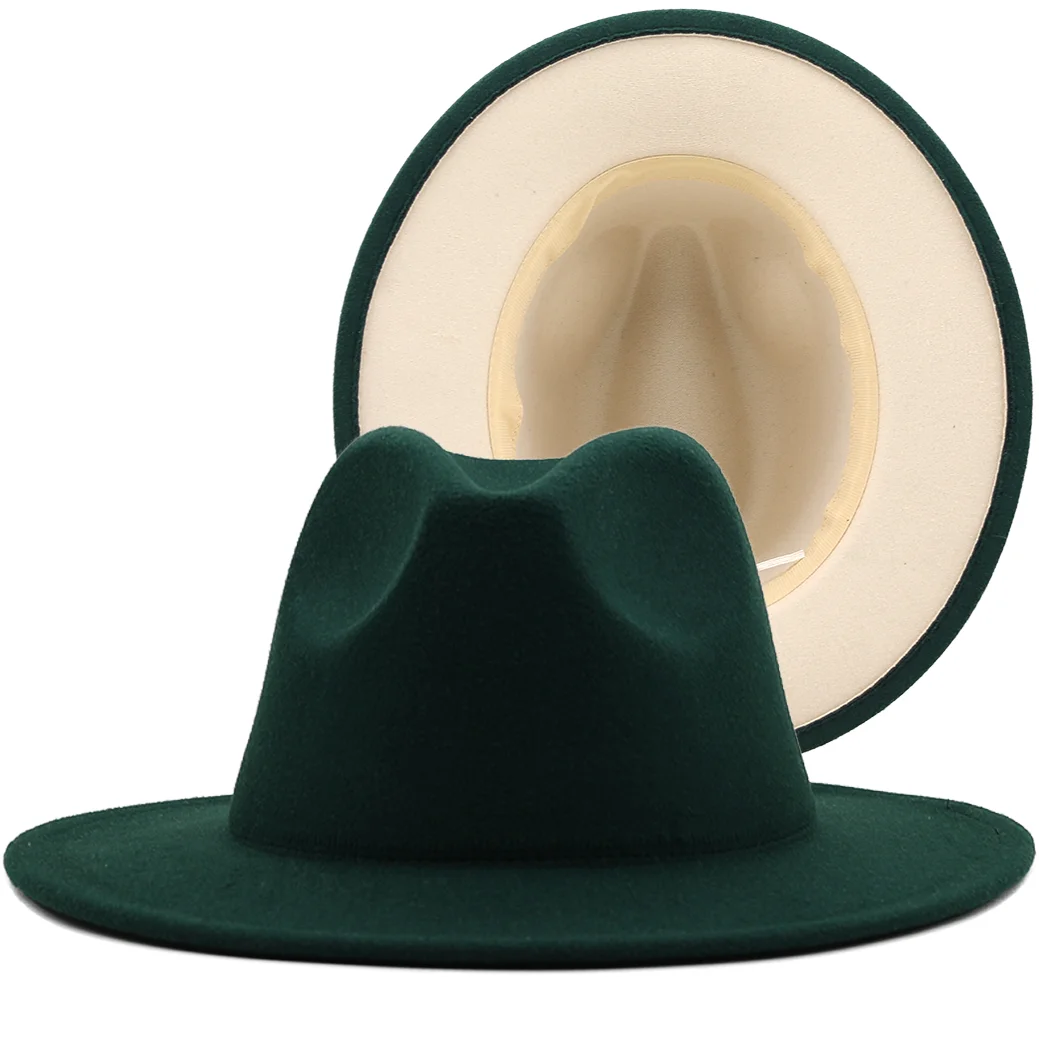 фетровая шляпа с ремешком для женщин, джазовая шляпа, фетровые шляпы унисекс, модные шляпы для женщин и мужчин, церковная шляпа, рок-шляпа, фетровые шляпы в стиле звездный рок 2
